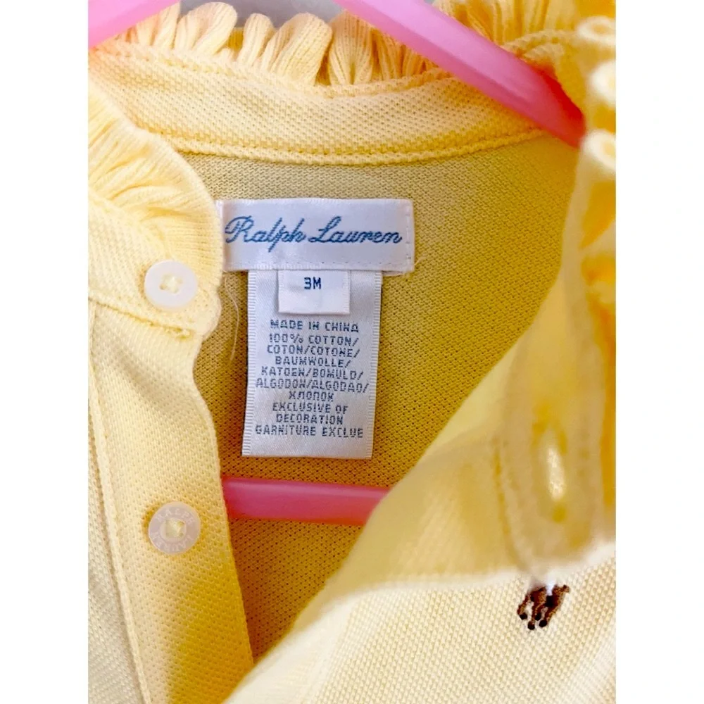 Ralph Lauren infant ruffle dress 3 months